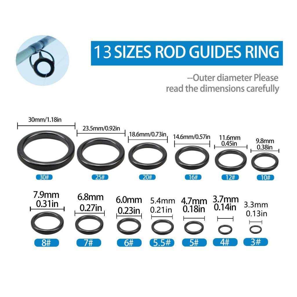 Fishing Rod Tip Replacement - Guides de canne à pêche, Kit