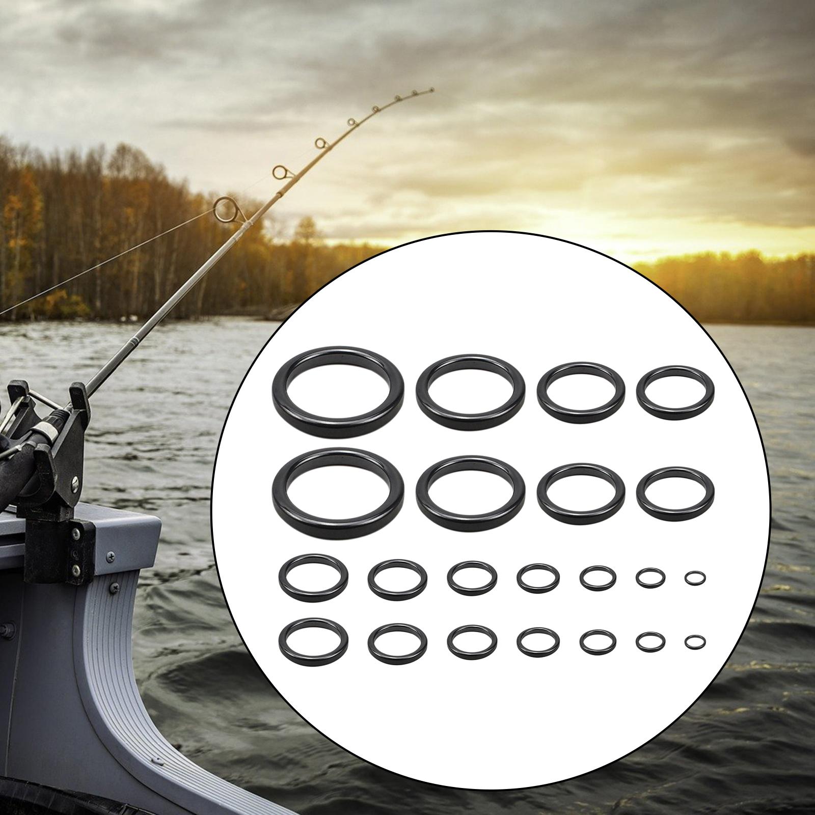 Fishing Rod Tip Replacement - Kit de réparation d'anneaux de guidage