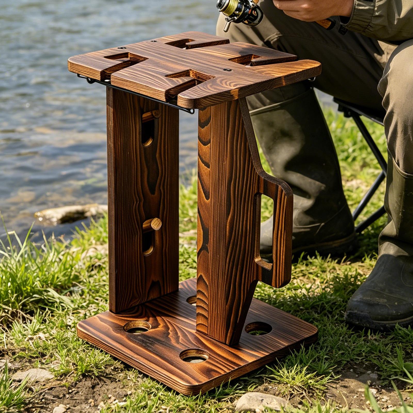 Support de canne à pêche en bo - Fishing Rod Rack avis et prix