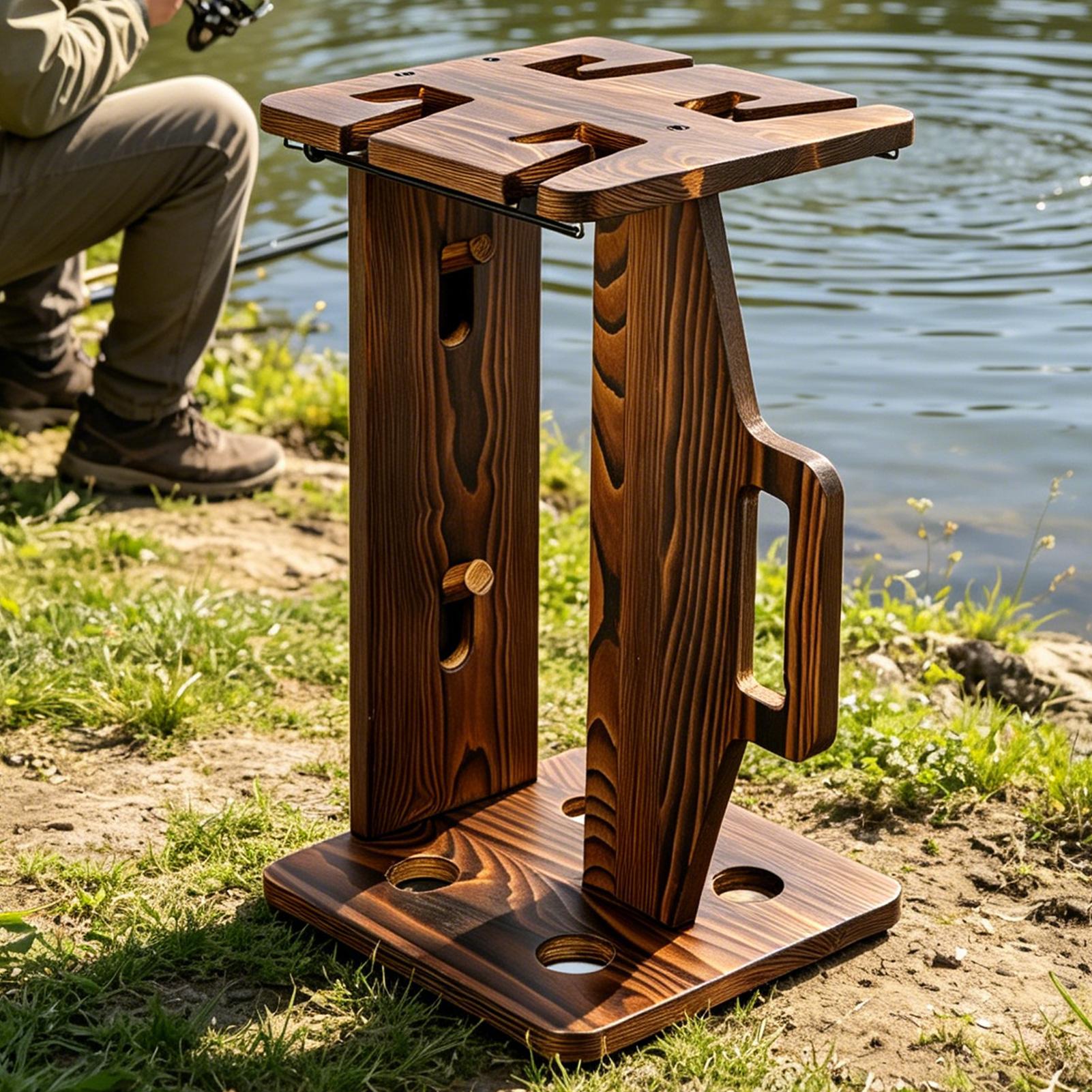 Support de canne à pêche en bo - Fishing Rod Rack avis et prix