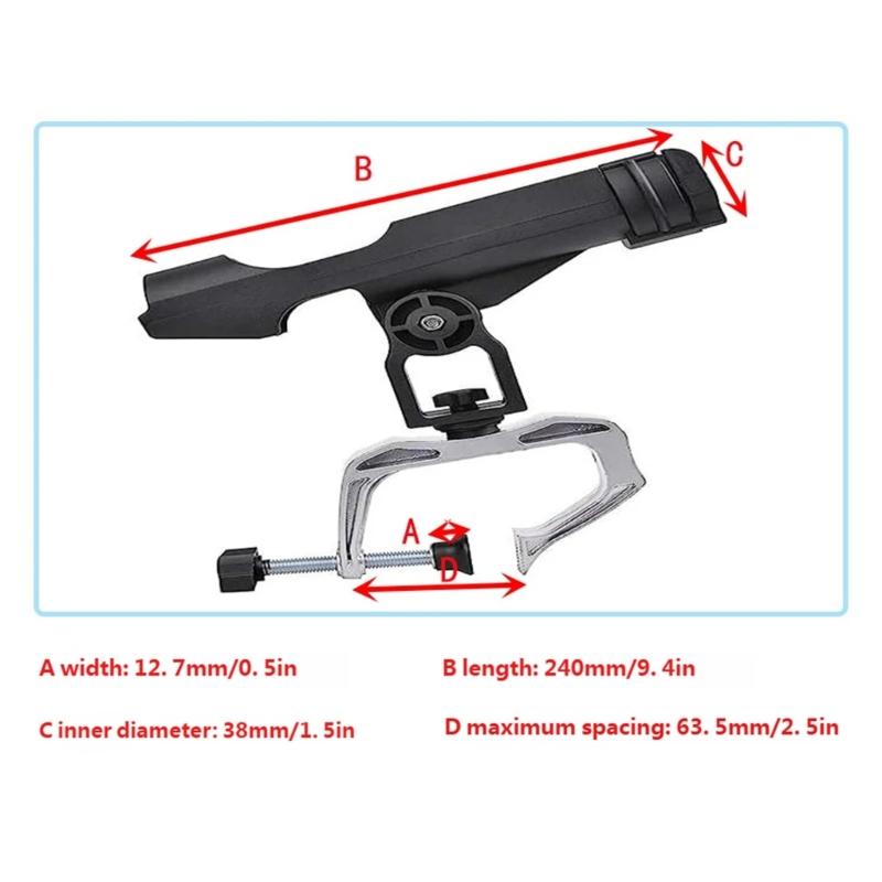 R6FE – grandes pinces réglable - Fishing Rod Rack avis et prix
