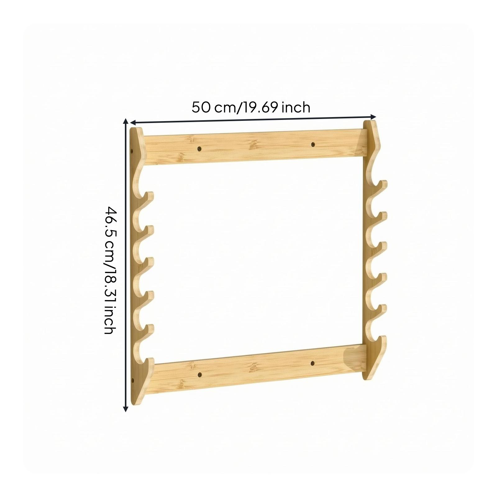 Support mural en bois pour can - Fishing Rod Rack avis et prix