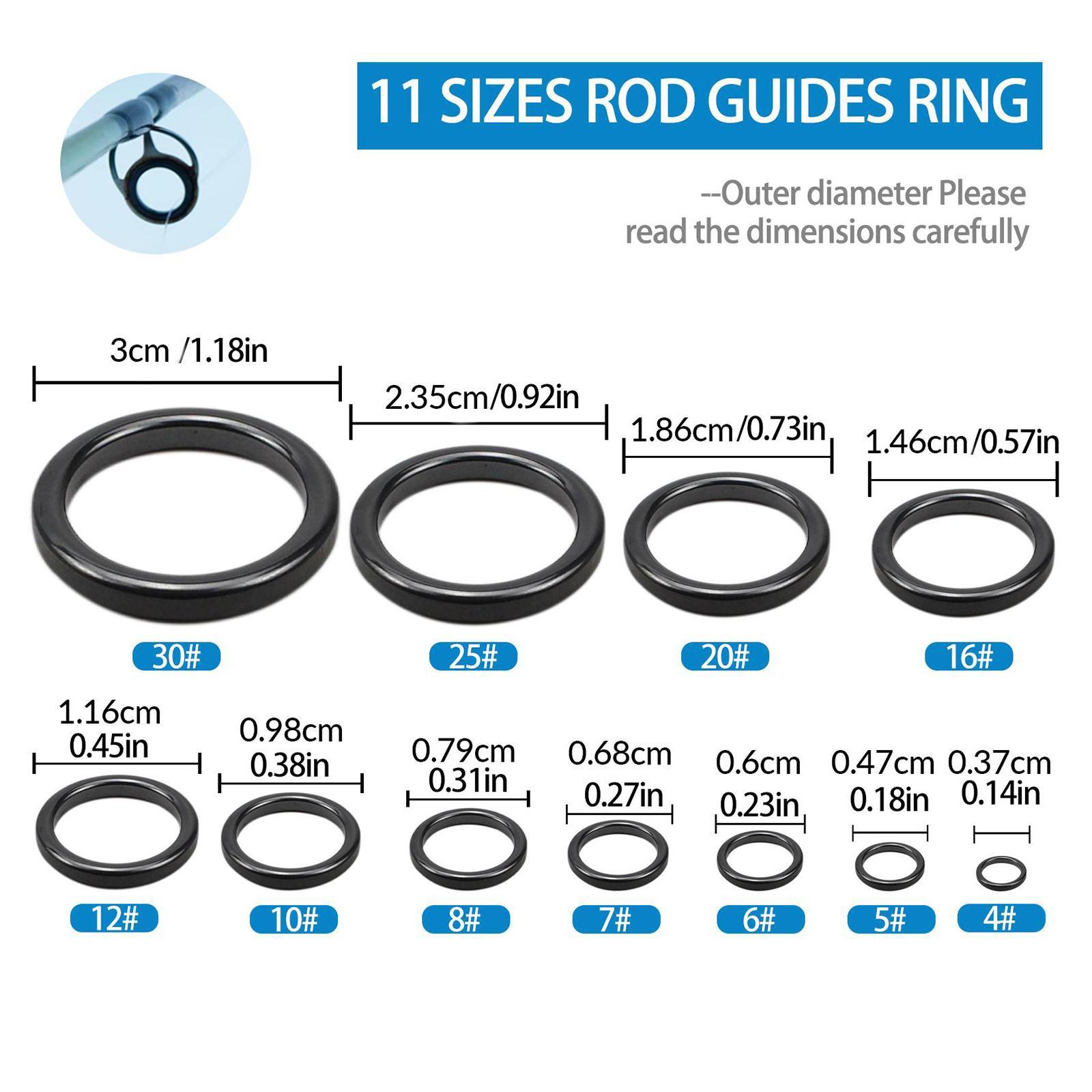 Kit de réparation d'anneaux de - Fishing Rod Tip Replacement avis et prix